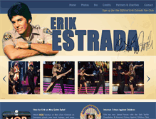 Tablet Screenshot of erikestrada.com